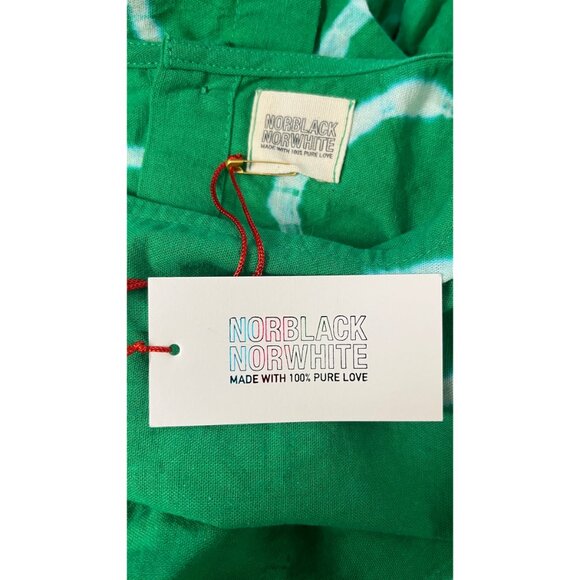 NOR BLACK NOR WHITE GREEN DOVER BABYDOLL DRESS - Picture 8 of 10